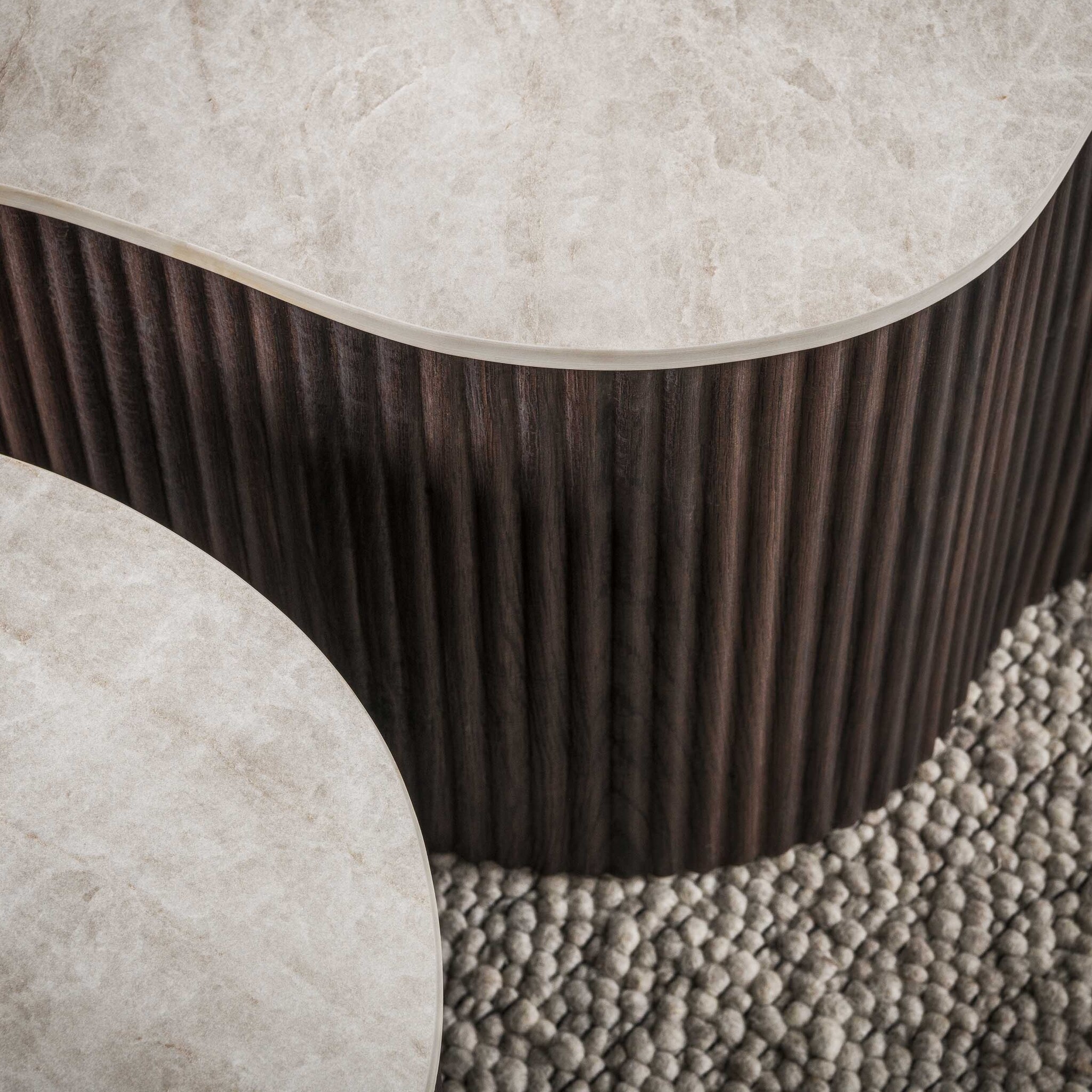 Hoyz Collection - Salontafel Ceramo Grande - Bruin - 75x135x34 cm