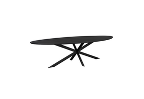Starfurn - Eettafel Ferris - Zwart - 110x280x76 cm