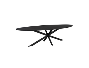 Starfurn - Eettafel Ferris - Zwart - 110x280x76 cm