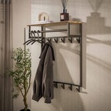 Hoyz Collection - Kapstok Bruno - Bruin - 30x80x94 cm