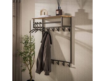 Hoyz Collection - Kapstok Bruno - Bruin - 30x80x94 cm