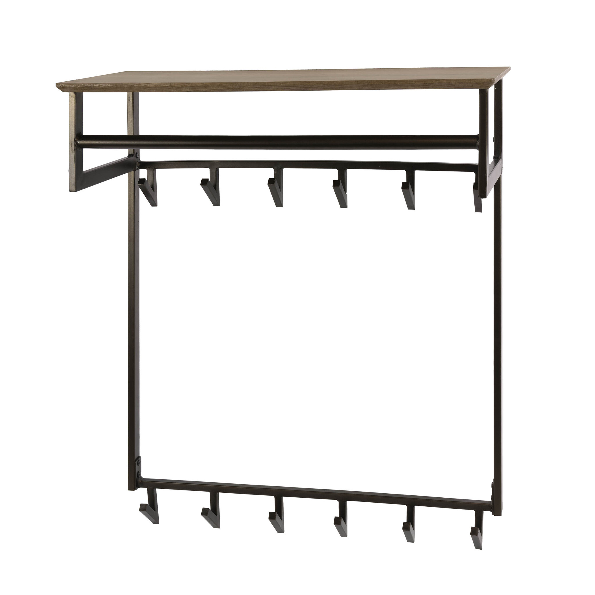 Hoyz Collection - Kapstok Bruno - Bruin - 30x80x94 cm