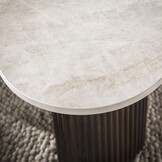 Hoyz Collection - Salontafel Ceramo Organisch - Bruin - 54x88x35 cm