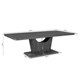 Starfurn - Eettafel Voco - Bruin - 110x240x76 cm