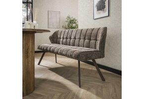Hoyz Collection - Eetkamerbanken Raster - Taupe - 58x180x81 cm