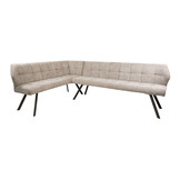 Hoyz Collection - Eetkamerbanken Raster - Beige - 150x230x81 cm