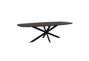 Starfurn - Eettafel Ferris - Zwart - 120x280x76 cm