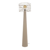 Hoyz Collection - Vloerlamp Curl - Beige - 40x40x145 cm