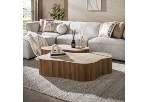 Hoyz Collection - Salontafel Ceramo Grande - Bruin - 75x135x34 cm