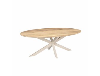 Starfurn - Eettafel Ferris - Beige - 100x180x76 cm