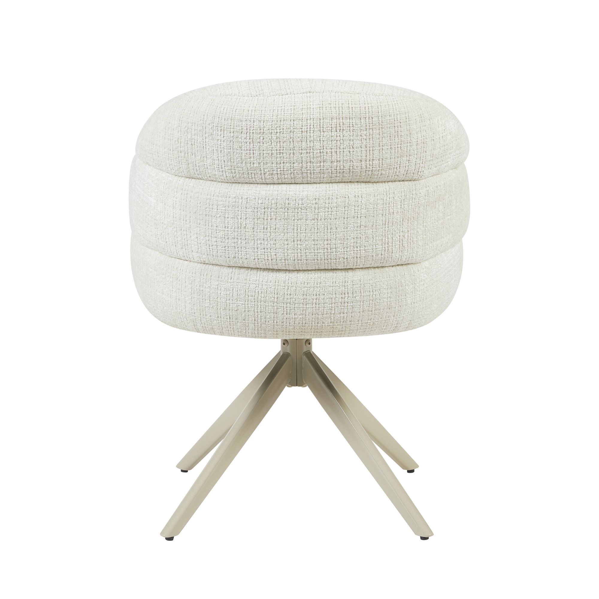 Starfurn - Eetkamerstoel Bella - Wit - 65x64x83 cm - Set van 2