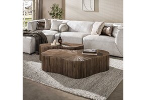 Hoyz Collection - Salontafel Maya - Bruin - 77x140x33 cm