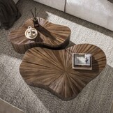 Hoyz Collection - Salontafel Maya - Bruin - 77x140x33 cm