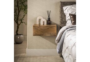 Hoyz Collection - Nachtkastje Ocean - Beige - 35x40x18 cm