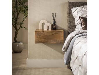 Hoyz Collection - Nachtkastje Ocean - Beige - 35x40x18 cm