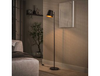 Hoyz Collection - Vloerlamp Flex - Bruin - 18x37x157 cm
