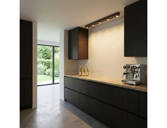 Hoyz Collection - Plafondlamp Bar - Bruin - 8x135x9 cm