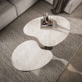 Hoyz Collection - Salontafel Ceramo Aperto - Bruin - 80x102x35 cm