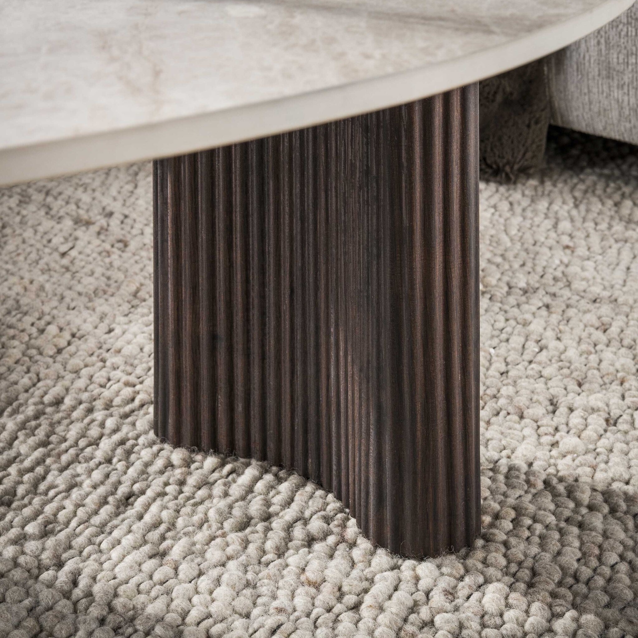 Hoyz Collection - Salontafel Ceramo Aperto - Bruin - 80x102x35 cm