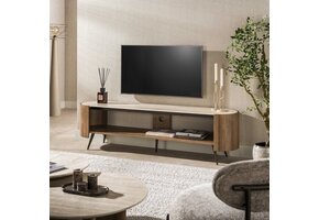Hoyz Collection - Open TV-meubelen Arcus - Bruin - 41x180x50 cm