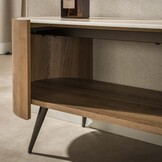 Hoyz Collection - Open TV-meubelen Arcus - Bruin - 41x180x50 cm