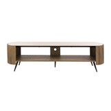 Hoyz Collection - Open TV-meubelen Arcus - Bruin - 41x180x50 cm