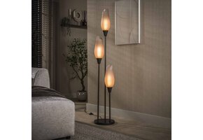 Hoyz Collection - Vloerlamp Cocoon - Bruin - 35x35x168 cm