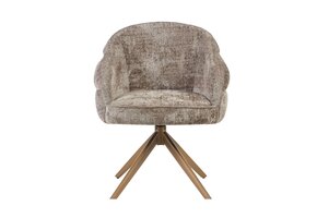 Starfurn - Eetkamerstoel Ron - Bruin - 65x64x83 cm