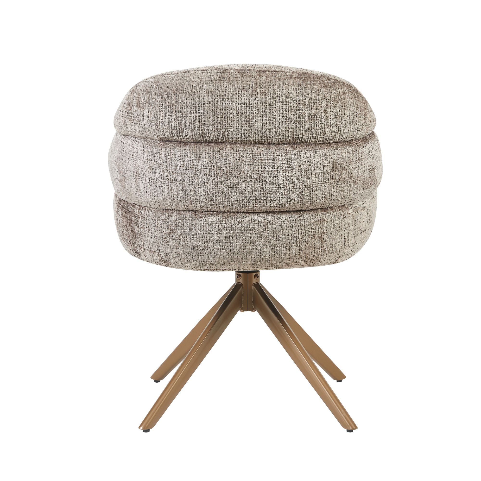 Starfurn - Eetkamerstoel Ron - Bruin - 65x64x83 cm