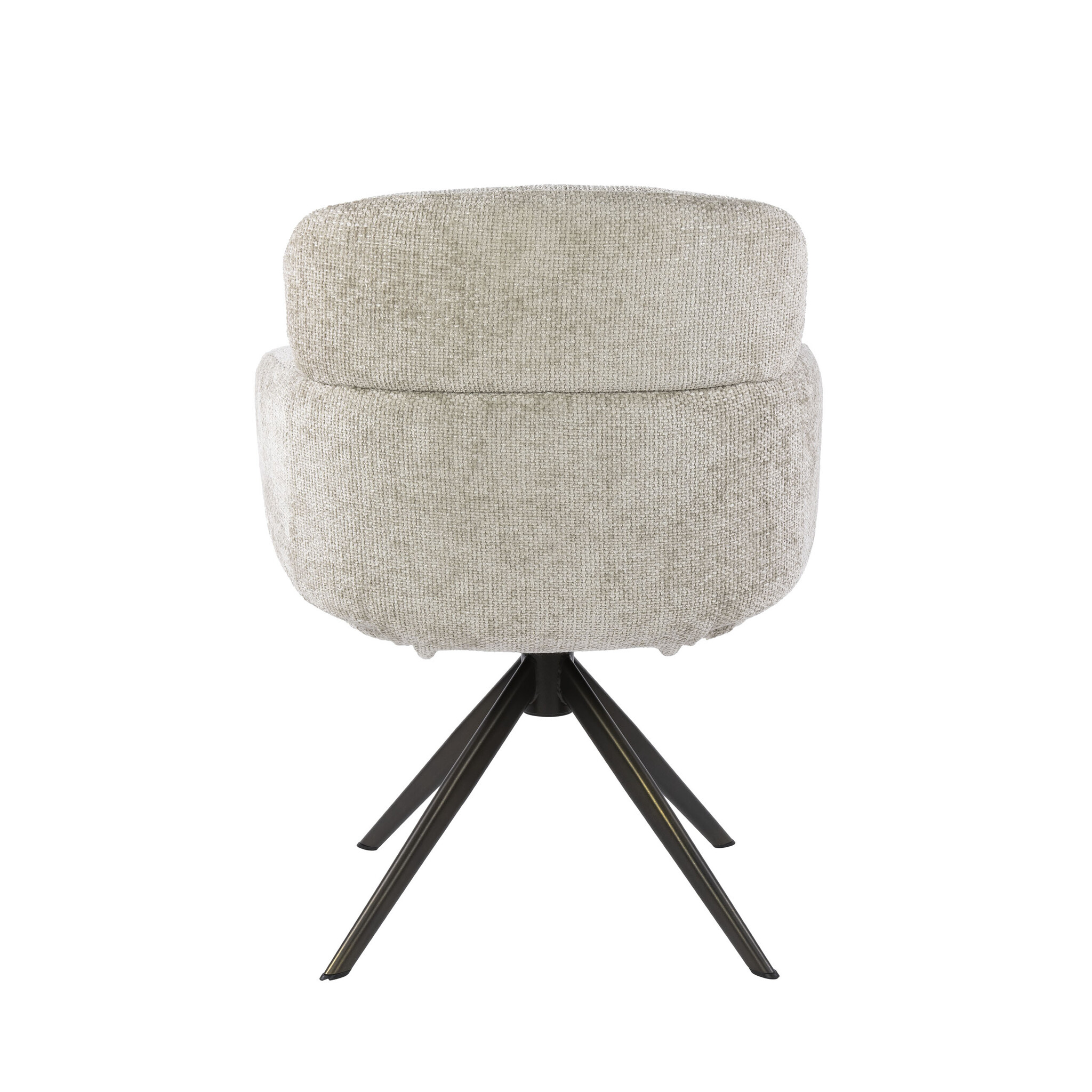 Hoyz Collection - Eetkamerstoel Flex - Beige - 63x64x83 cm - Set van 2