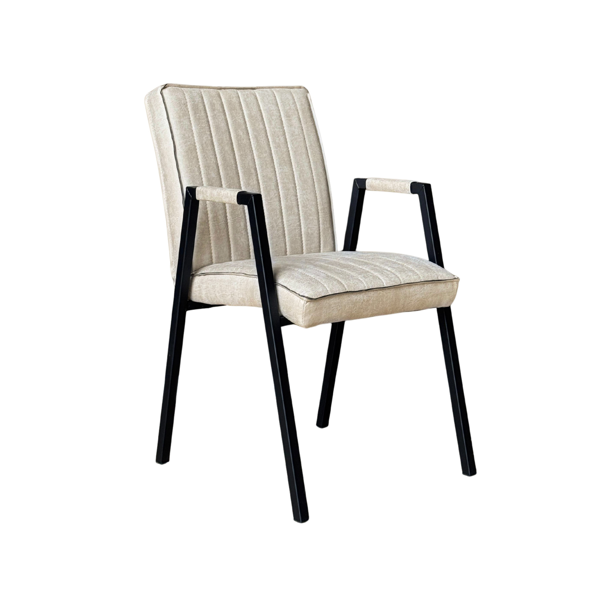 Starfurn - Eetkamerstoel Tivoli - Beige - 56x52x88 cm