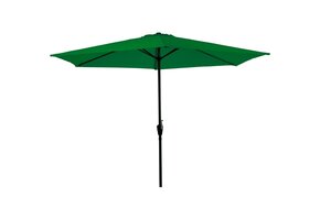 Lesli Living - Push-up parasol Gemini - Groen - Ø300cm