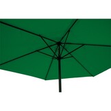 Lesli Living - Push-up parasol Gemini - Groen - Ø300cm