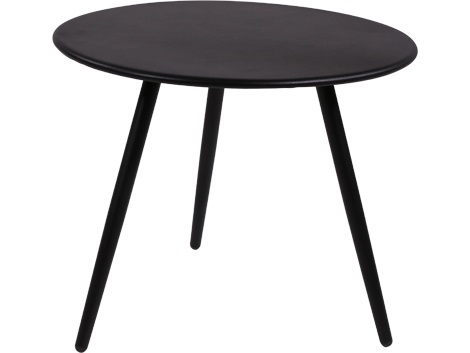 Lesli Living - Sidetable Rafael - Zwart - Ø45x35cm
