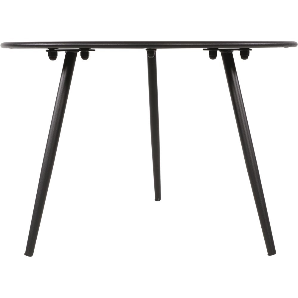 Lesli Living - Sidetable Rafael - Zwart - Ø45x35cm