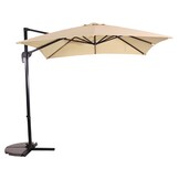 Lesli Living - Push-up parasol Libra - Beige - 250x250cm