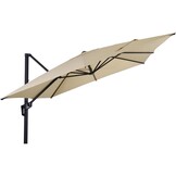 Lesli Living - Push-up parasol Libra - Beige - 250x250cm