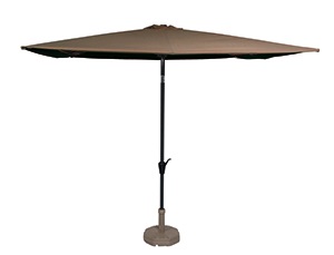 Lesli Living - Push-up parasol Libra - Taupe - 250x250cm