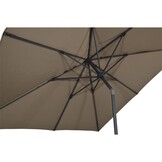 Lesli Living - Push-up parasol Libra - Taupe - 250x250cm