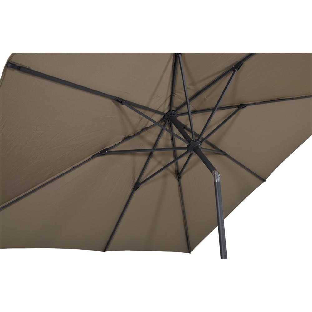 Lesli Living - Push-up parasol Libra - Taupe - 250x250cm