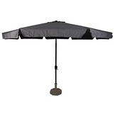 Lesli Living - Push-up parasol Libra - Grijs - Ø350cm