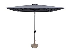 Lesli Living - Push-up parasol Libra - Grijs - 250x250cm
