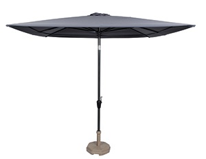 Lesli Living - Push-up parasol Libra - Grijs - 250x250cm