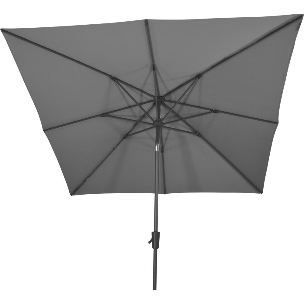 Lesli Living - Push-up parasol Libra - Grijs - 250x250cm