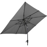 Lesli Living - Push-up parasol Libra - Grijs - 250x250cm