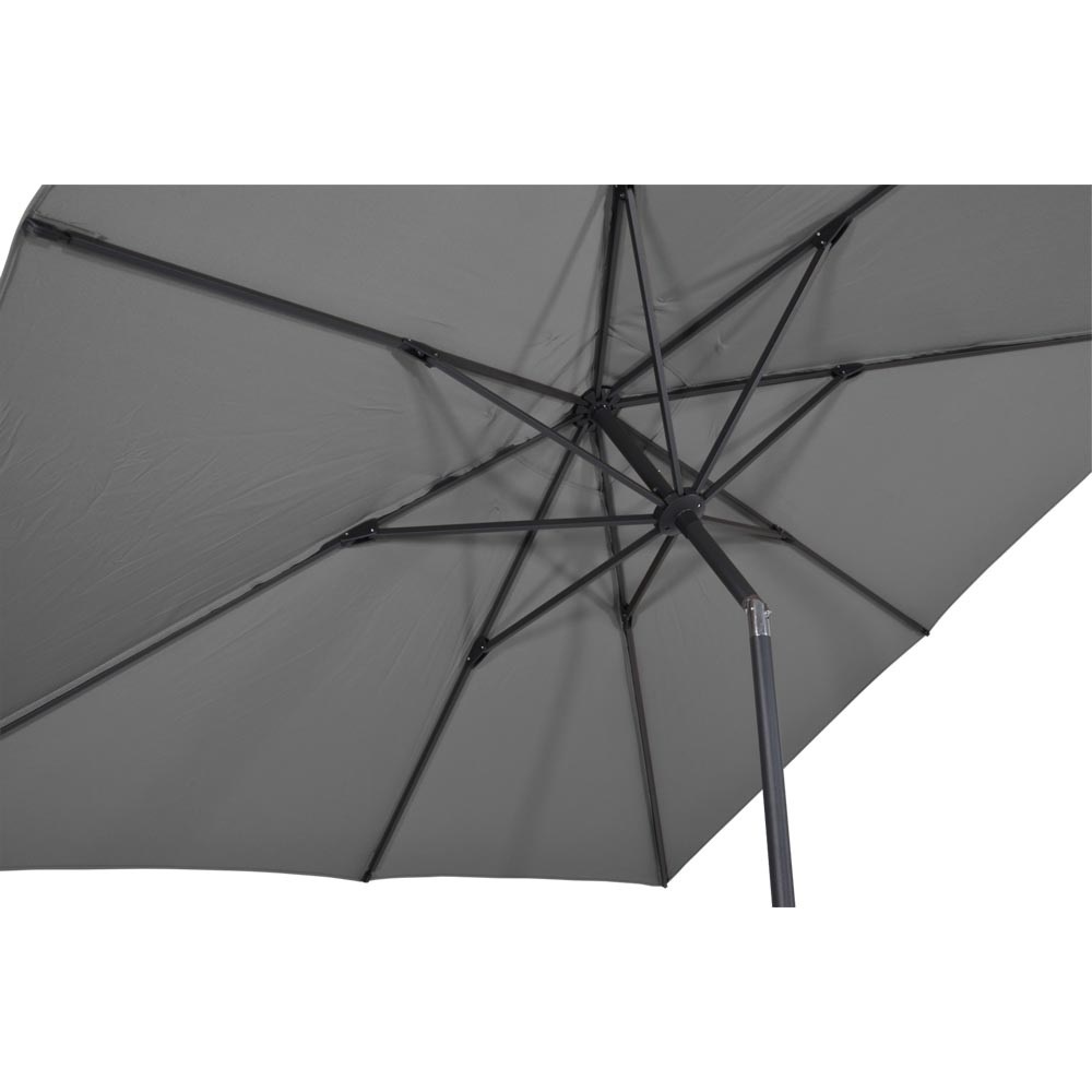 Lesli Living - Push-up parasol Libra - Grijs - 250x250cm