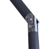 Lesli Living - Push-up parasol Libra - Grijs - 250x250cm