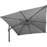 Lesli Living - Push-up parasol VirgoFlex - Grijs - 300x300cm