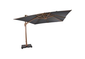 Lesli Living - Push-up parasol VirgoFlex - Grijs - 300x300cm