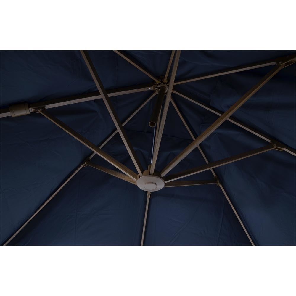 Lesli Living - Push-up parasol VirgoFlex - Grijs - 300x300cm